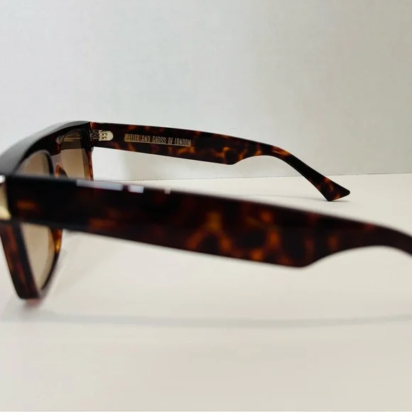 Authentic CUTLER AND GROSS Brown Tortoise Sunglasses - New with Packaging - Picture 5 of 7